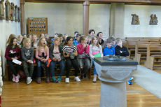 Dankgottesdienst der Kommunionkinder (Foto: Karl-Franz Thiede)